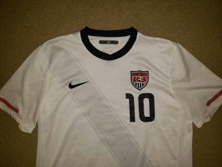 2010 USA Landon Donovan Soccer Home Jersey White Kit USMNT Mens XL By NIKE 2