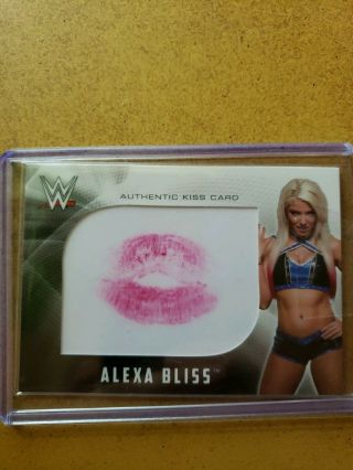 Alexa Bliss Wwe Kiss Card