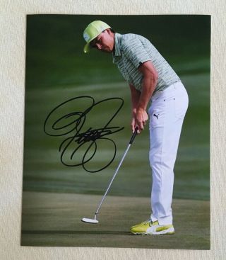 Pga Golf Rickie Fowler Signed Autographed 8x10 Photo