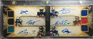 2014 Topps Triple Threads Odell Beckham Jr.  Rookie Patch Auto Booklet 6x Rpa /27