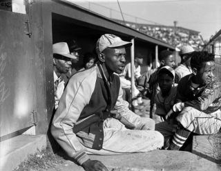 Baseball Legend Satchel Paige K.  C.  Monarchs Negro League 8x10 Photo 6