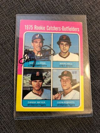 Autographed Gary Carter Signed Rookie Card 1975