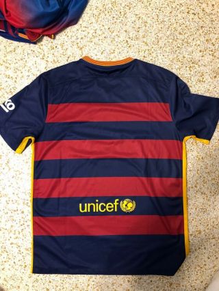 AuthentFC Barcelona Home Jersey 2015/2016 (Size L) -,  Never Worn 3