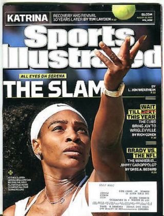 Sports Illustrated August 31,  2015,  Serena Williams,  Garoppolo,  Ships Anywhere