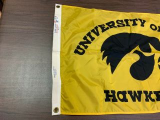 Iowa Hawkeyes Dura - Lite Yellow Nylon Flag - 2’x3’ 2