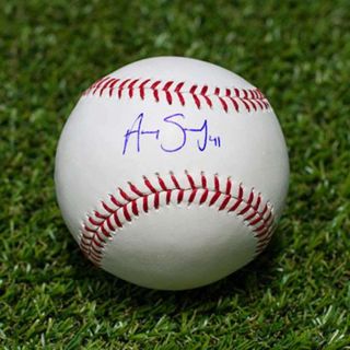 Aaron Sanchez Autographed Mlb Official Major League Baseball - Toronto Blue Jays
