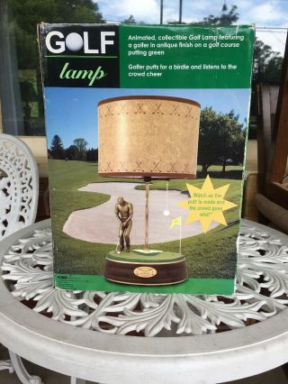Golf Lamp King America For Birdie Cool Animated Crowd Noise Makes Putt