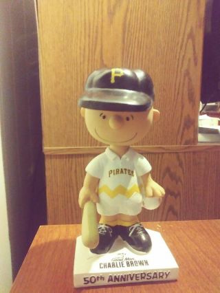 Charlie Brown Pittsburgh Pirates 50th Anniversary Bobble Head