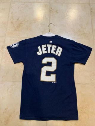 York Yankees Derek Jeter T Shirt Majestic Size Small