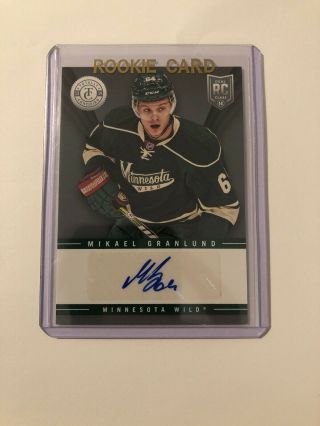 2013 - 14 Panini Totally Certified Rookie Signatures Mikael Granlund