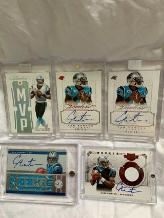 Cam Newton Flawless 2x Auto /15 Ruby Silver /25 Rpa Auburn Signed Cracked Ice