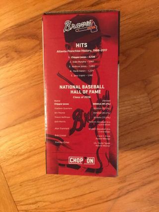 Chipper Jones Atlanta Braves Crazy Train Bobblehead Bobble 8/18/2018 SGA 4