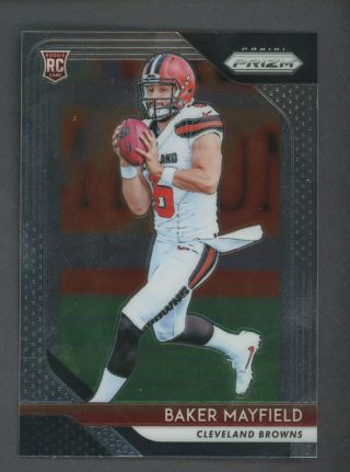 2018 Panini Prizm 201 Baker Mayfield Cleveland Browns Rc Rookie 3
