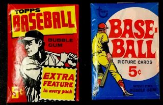 Ex/nm 1961 Topps Baseball Wax Pack - Color