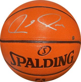 Paul Pierce Signed Spalding Nba I/o Basketball (silver) - Steiner Holo (celtics)