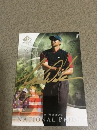 Tiger Woods 2004 Upper Deck Signed In Person Auto Autograph Hard To Get Auto