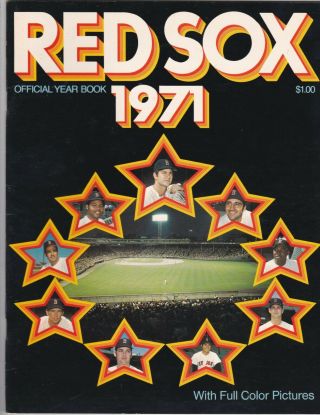 1971 Boston Red Sox Official Yearbook
