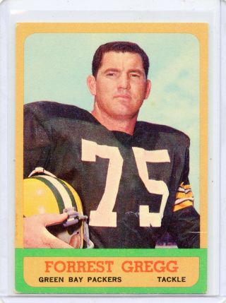 1963 Topps Football 89 Forrest Gregg,  Green Bay Packers 042018 (b)