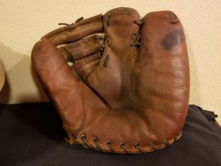 Wilson Two Finger Here Thumb Vintage Baseball Glove
