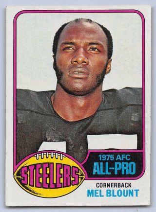 1976 Mel Blount - Topps Football Card - 480 - Pittsburgh Steelers