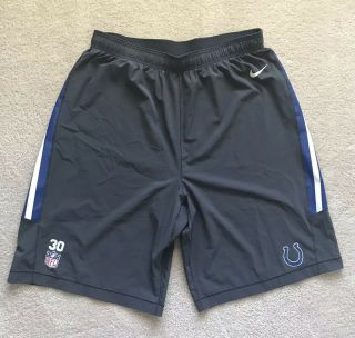 Nike Nfl On Field Indianapolis Colts Team Issue Football Shorts 30 Men 