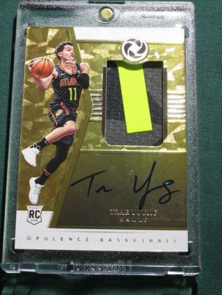 2018 - 19 Opulence Trae Young Rookie Patch Autograph 48/79 Rpa