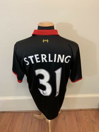 Liverpool jersey shirt 31 Sterling 2012/2013 Away warrior football size Large 4