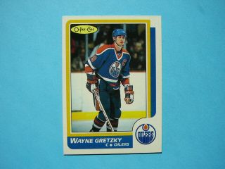 1986/87 O - Pee - Chee Nhl Hockey Card 3 Wayne Gretzky Sharp,  86/87 Opc