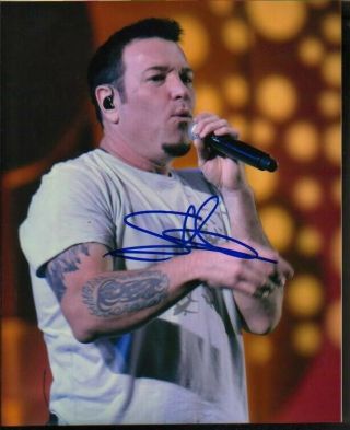 Steve Harwell Autographed 8x10 Photo Smash Mouth Singer In Person