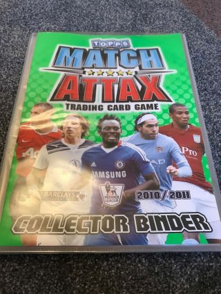 Match Attax 2010/11 Binder And 241 Different Cards