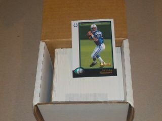 1998 Bowman Football Complete 220 Card Set 1 - 220 W/ Manning Rc 001