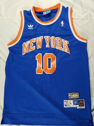 Adidas Nba York Knicks Walt Frazier Jersey Large