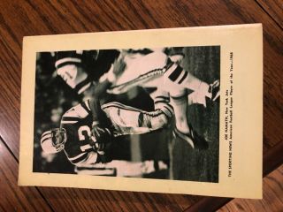 1969 football register by The Sporting.  Bart Starr cover very good cond. 2