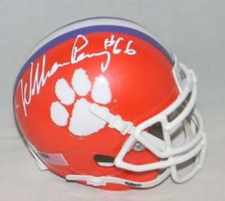 William Perry Autographed Signed Clemson Tigers Mini Helmet Jsa