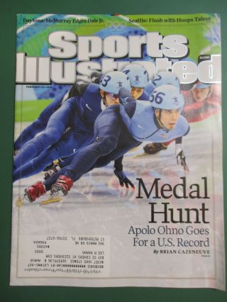 Apolo Ohno Speed Skating Winter Olympics Sports Illustrated February 22 2010