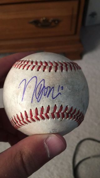 Nolan Jones Autograph Signed Baseball Cleveland Indians Top Prospect