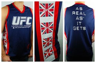 Ufc Ultimate Fighting Championship Mma Jersey Shirt Large England Fitzgerald Mm