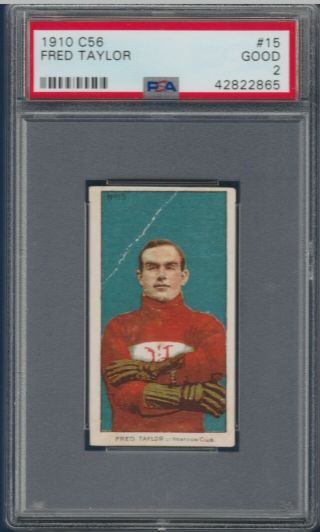 Fred Taylor Rc 1910 - 11 C56 Imperial Tobacco 1910 - 11 No 15 Psa 2 27881
