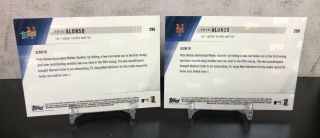 (4) 2019 Topps NOW 299 PETE ALONSO RC Only 1,  031 Printed 3