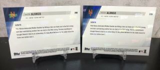 (4) 2019 Topps NOW 299 PETE ALONSO RC Only 1,  031 Printed 5