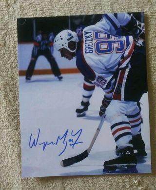 Wayne Gretzky Signed Autographed 8x10 Photo Edmonton Oilers 