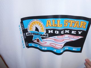 Vintage 1997 San Jose Sharks NHL All Star Game Jersey XL CCM 2