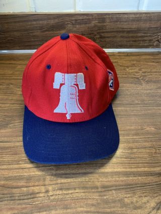 Philadelphia Phillies Wool Vtg Starters Embroidered Baseball Snapback Hat Cap