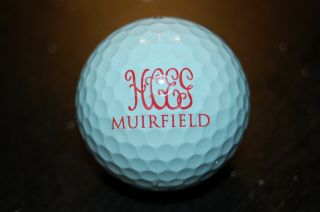 Golf Ball Logo Muirfield Golf Club,  East Lothian,  Scotland Aaaaa Pro V1