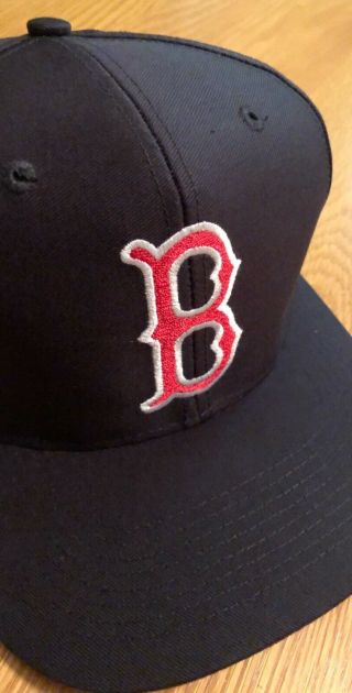 Vintage Logo Athletic Boston Red Sox MLB Baseball Snapback Hat 2