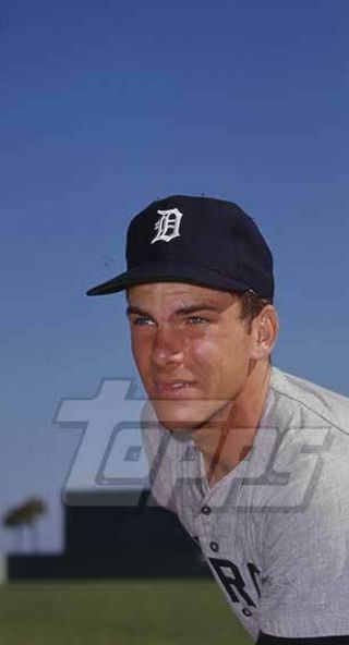 1972 Topps Baseball Card Final Color Negative Jim Foor Tigers