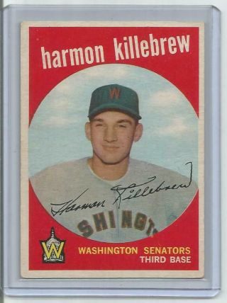 1959 Topps Baseball 515 Harmon Killebrew Cards Vg/ex Light Creases [lot 2]