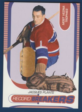 Jacques Plante 02 - 03 Be A Player Between The Pipes Record Breakers Trapper 22140