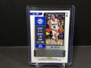 Zhaire Smith 2018 - 19 Contenders Optic Rookie Ticket Auto Prizm Card 126 2