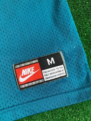 90 ' s Mark Brunell Jacksonville Jaguars Nike NFL Football Jersey Size Medium Aqua 2